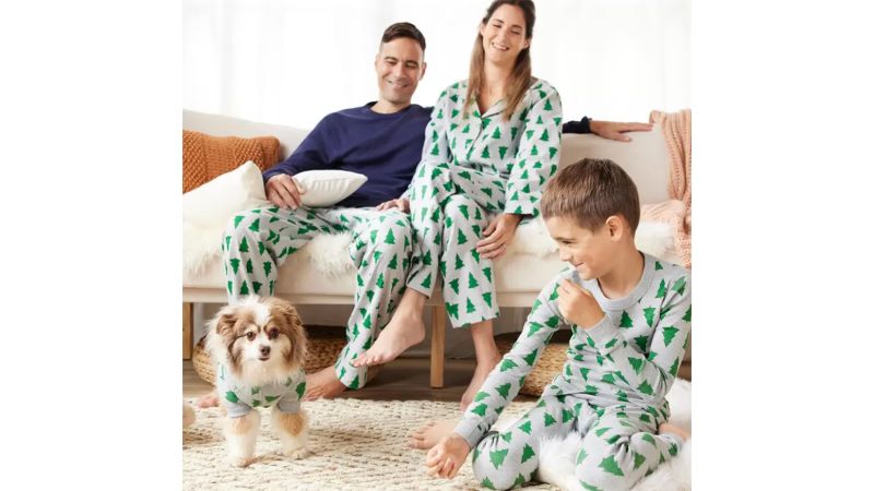 Family Matching Pajamas –Soft Ribbed Family Pyjamas for 3 Months Old to Adults
