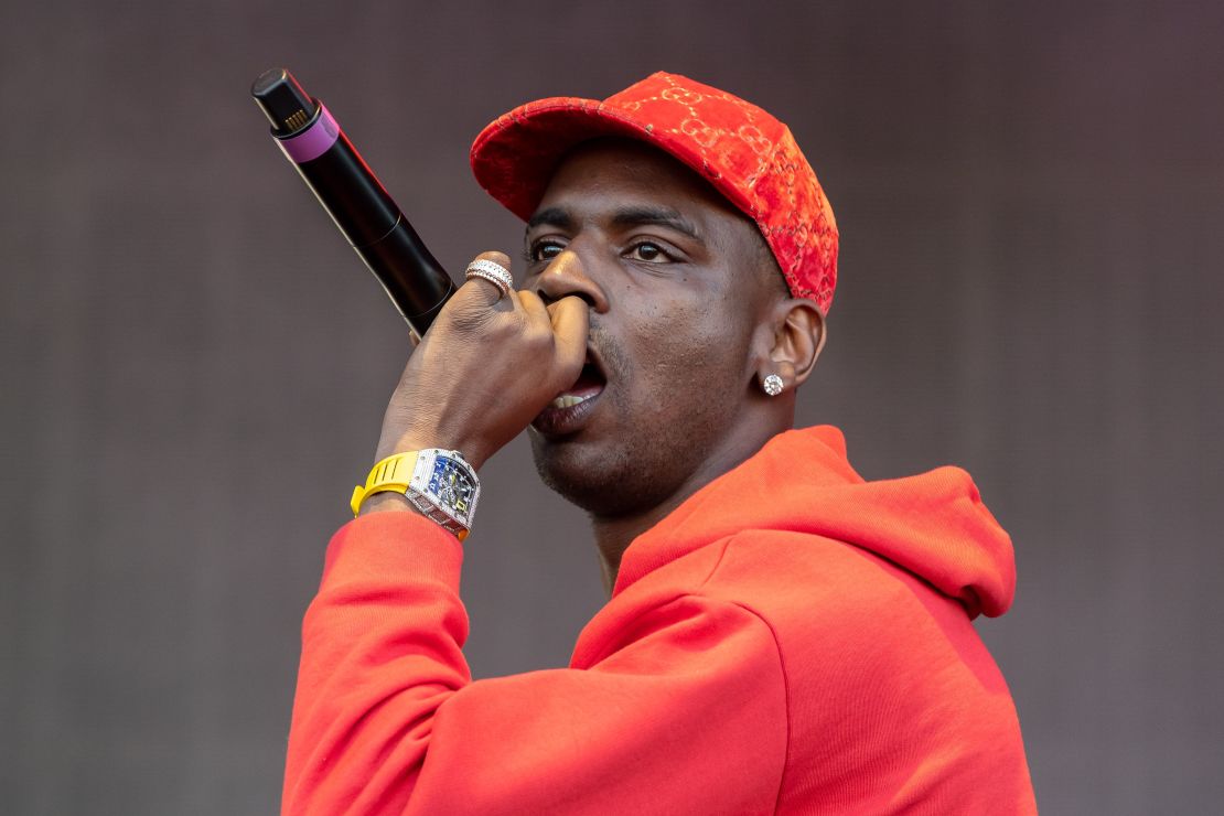 Rapper Young performed during the Astroworld Festival on November 9, 2019 in Houston, Texas. 