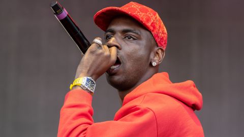 Rapper Young performed during the Astroworld Festival on November 9, 2019 in Houston, Texas. 
