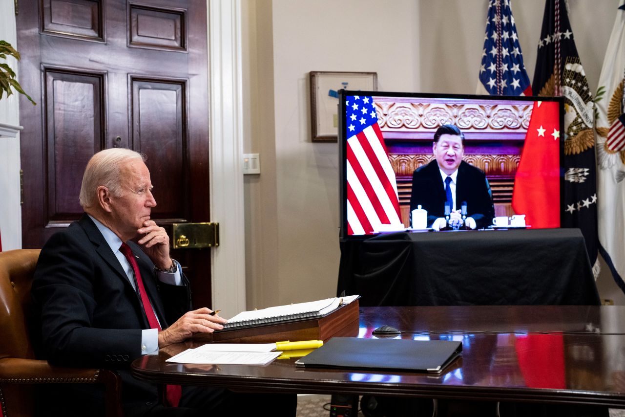 US President Joe Biden and Chinese President Xi Jinping hold a <a href="https://www.cnn.com/2021/11/15/politics/joe-biden-xi-jinping-virtual-summit/index.html" target="_blank">virtual summit</a> on Monday, November 15. Officials said the three-and-a-half hour summit, which stretched longer than planned, allowed the two men ample opportunity to diverge from their prepared talking points. The tone remained "respectful and straightforward," the officials said, but the meeting yielded no major breakthroughs.