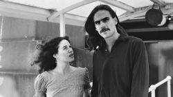 American singer-songwriters James Taylor and Carole King, 8th July 1971. They are in London to perform at the Royal Festival Hall. 