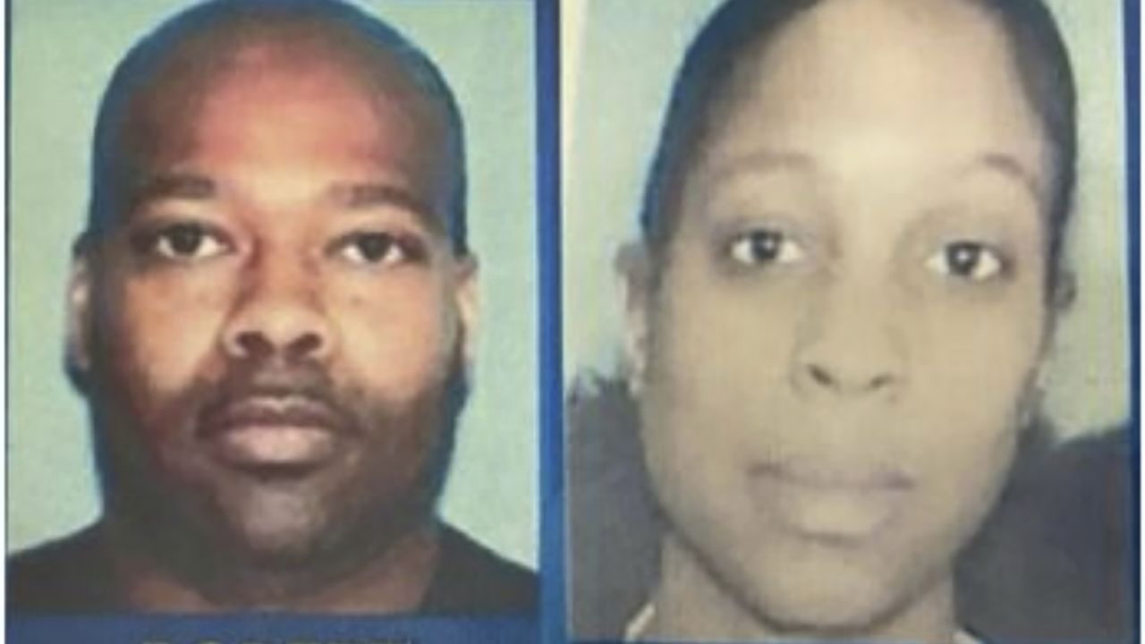 Baltimore County police released these photos of former Officer   Robert Vicosa and suspended Sgt. Tia Bynum.