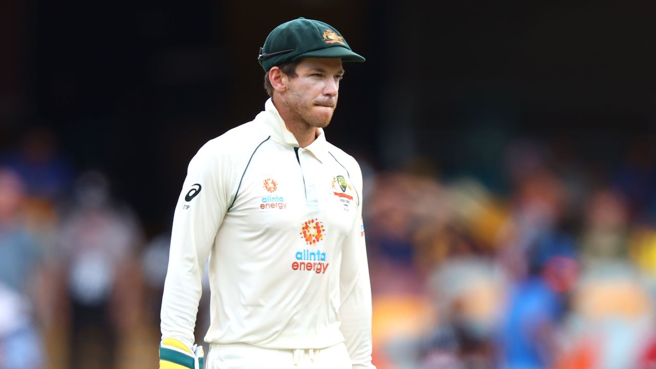 Tim Paine stepped down in a tearful news conference on Friday. 