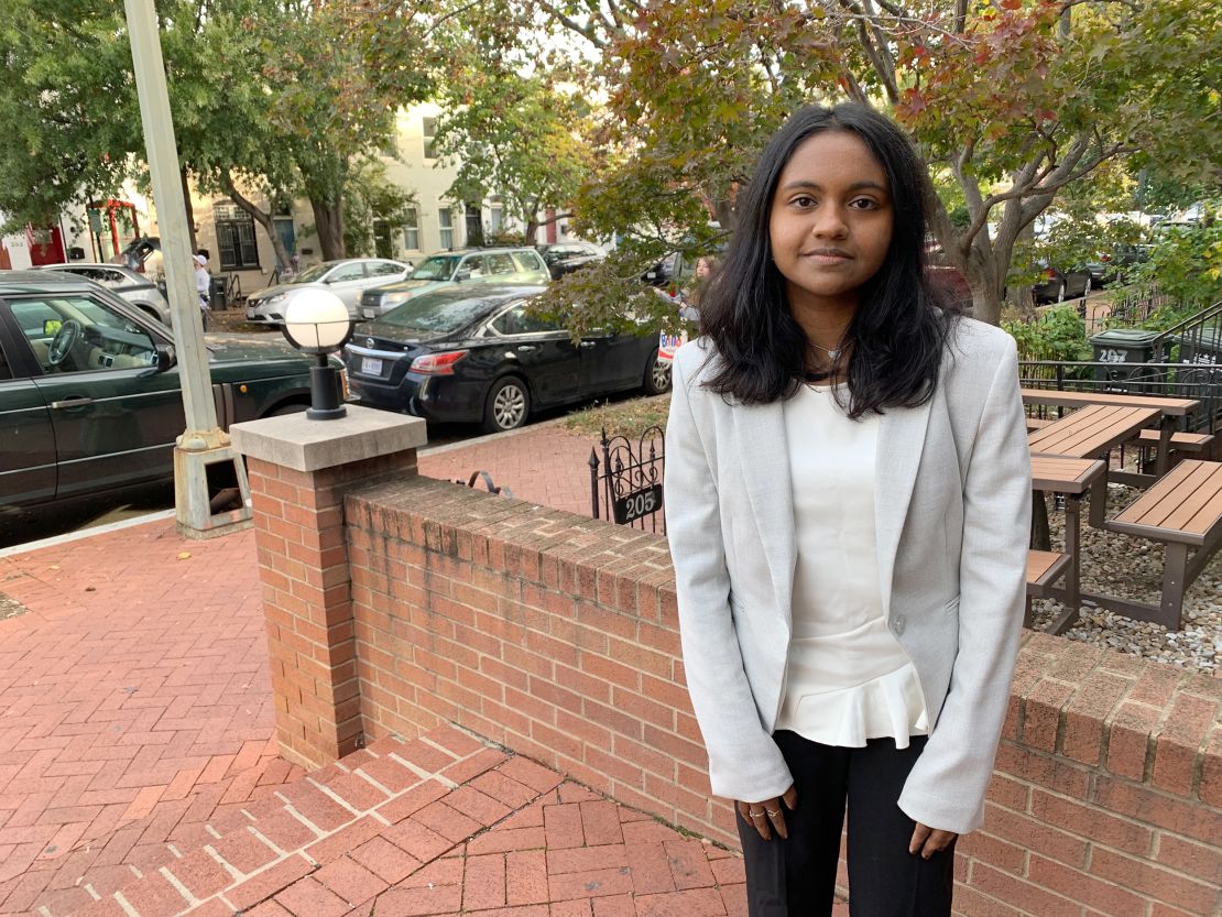 Lakshmi Parvathinathan, 19, says worry over whether she can stay in the United States robbed her of her childhood. "We're just kids, but it doesn't feel that way," she says. "We can never live in the moment.