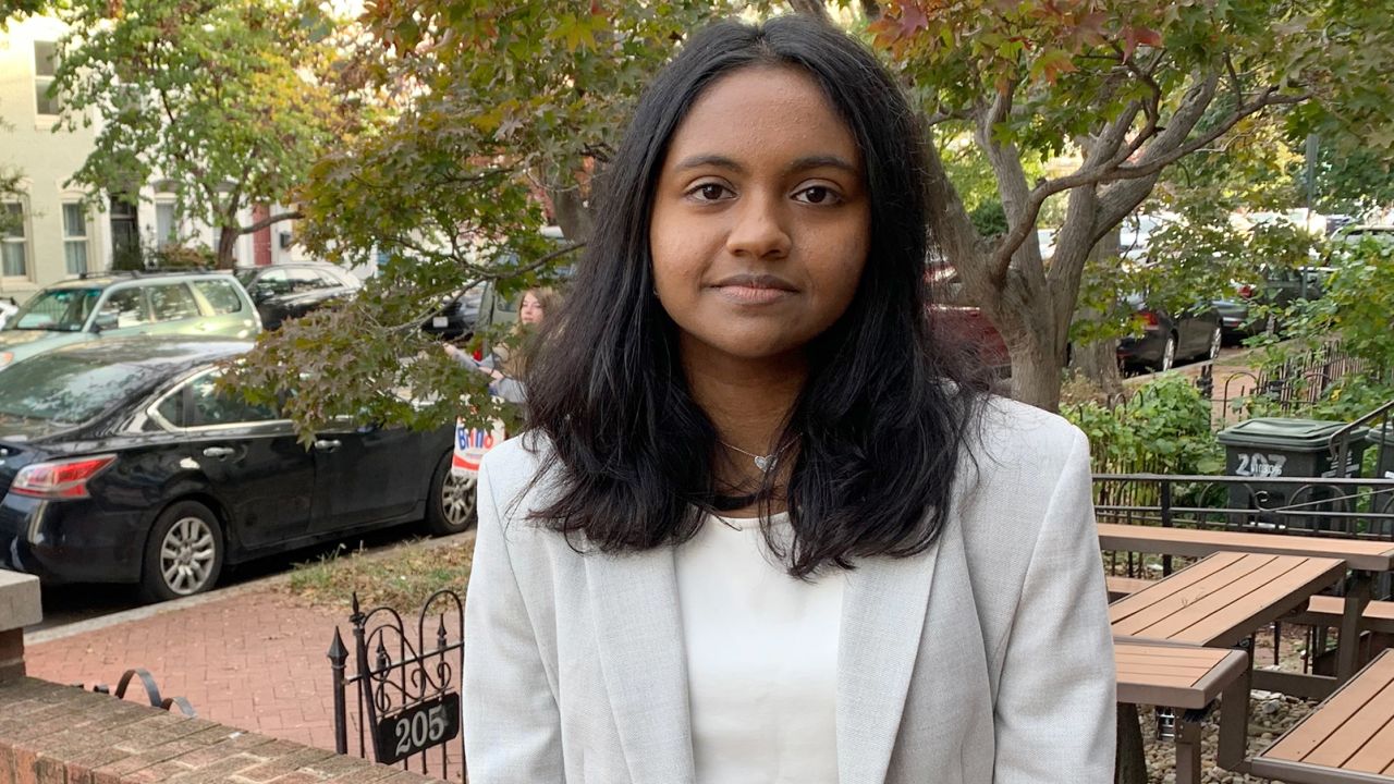 Lakshmi Parvathinathan, 19, says worry over whether she can stay in the United States robbed her of her childhood. "We're just kids, but it doesn't feel that way," she says. "We can never live in the moment.