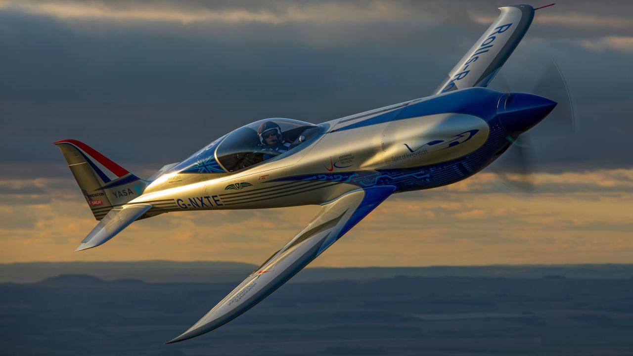 British aircraft engine manufacturer Rolls-Royce says it's new "Spirit of Innovation" vehicle is the "world's fastest all-electric aircraft."