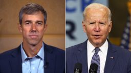 Beto O'Rourke/Joe Biden split