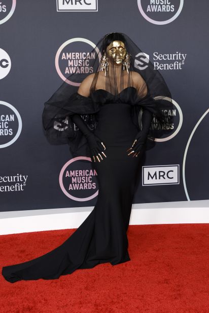 This striking look is just one of many Cardi B wore throughout the night, as host of the event. 