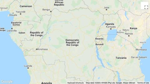 MAP democratic republic of congo
