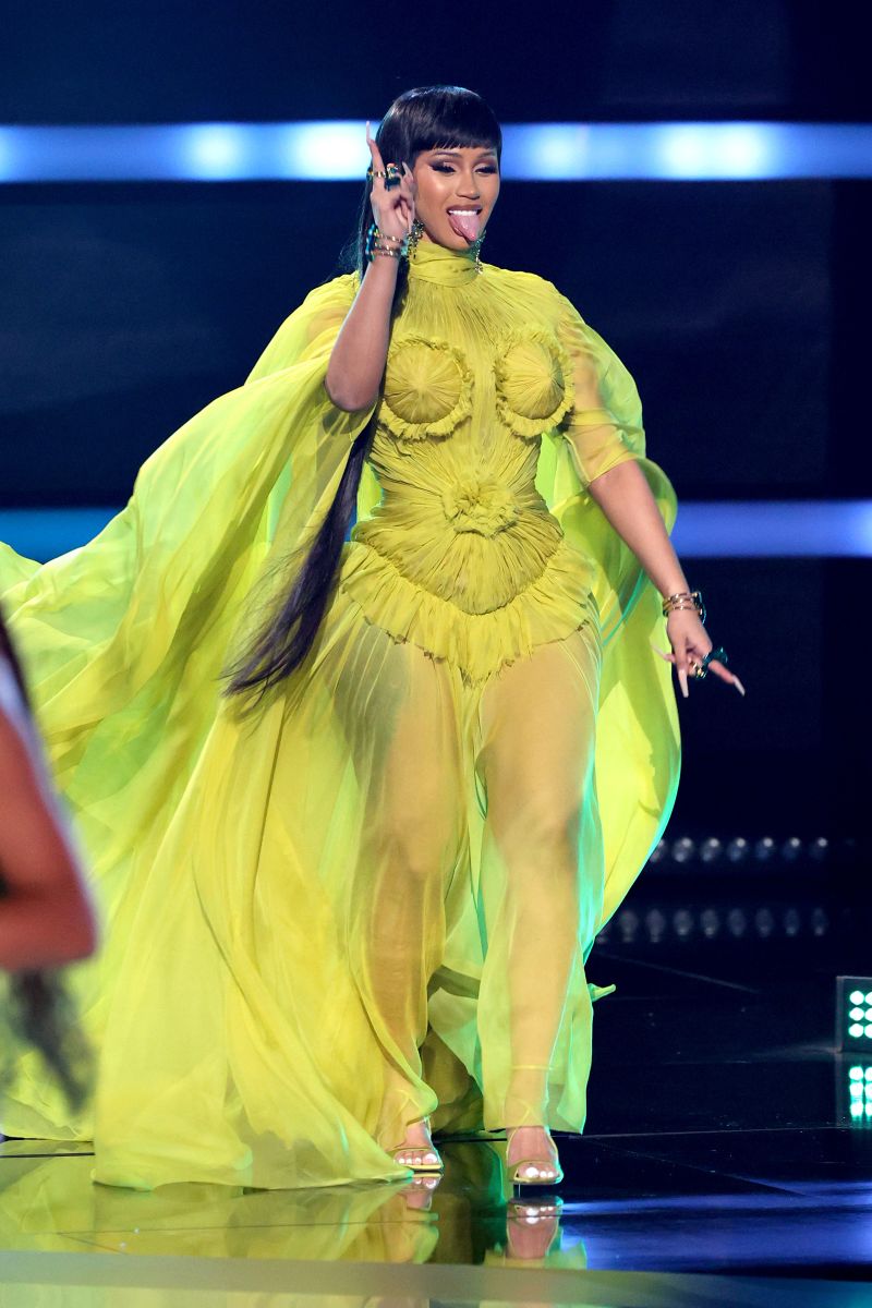 Cardi B was queen of the wardrobe change at the American Music