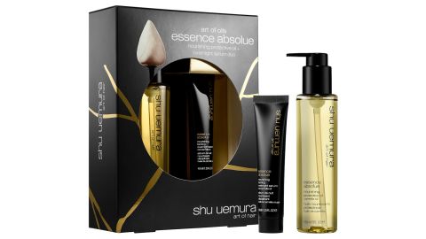 Shu Uemura Essence Absolue day and night hair oil set