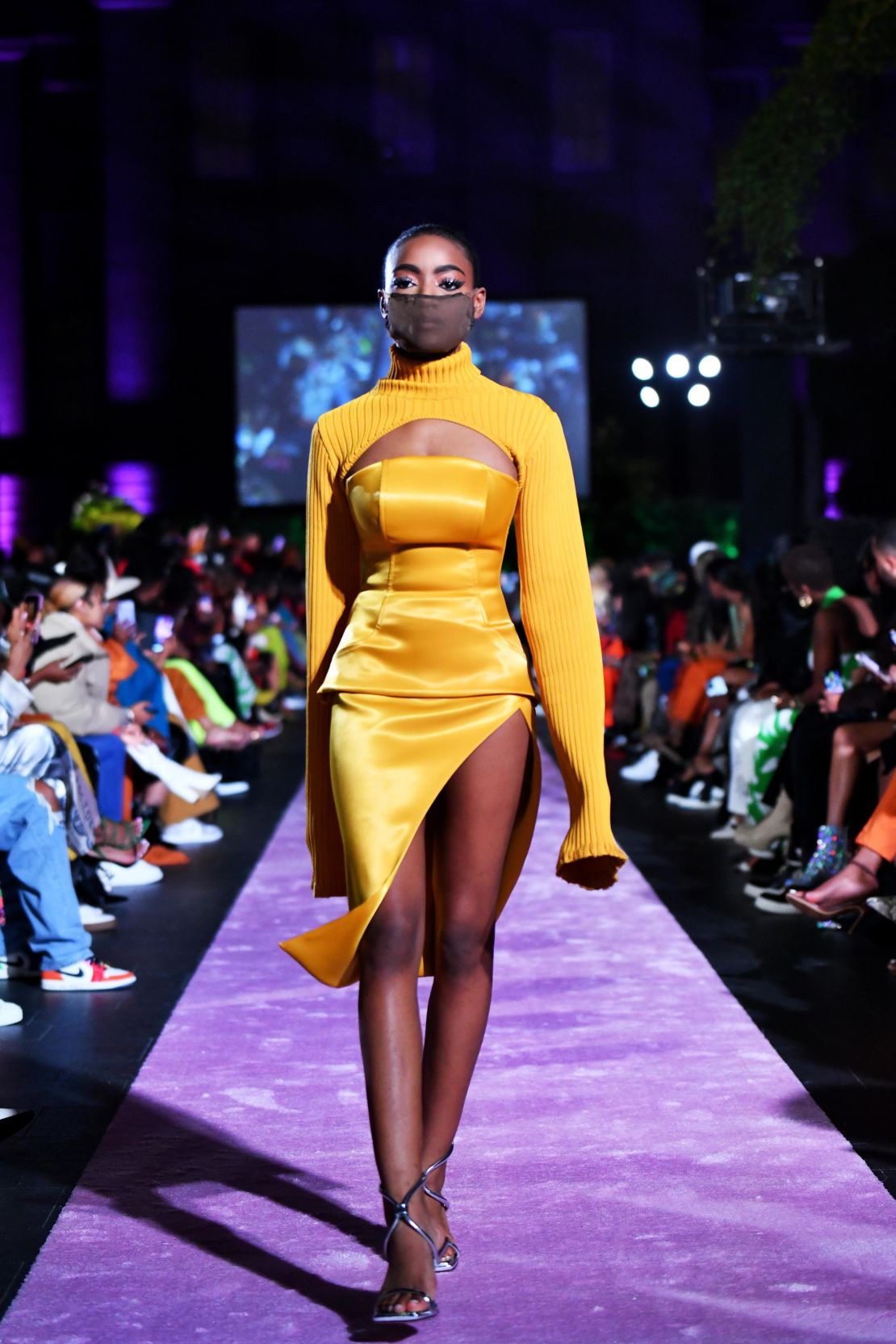Mvuemba, who is Congolese, is heavily influenced by African culture and design, but she says she didn't want to be labeled as an African designer because of inequity.
