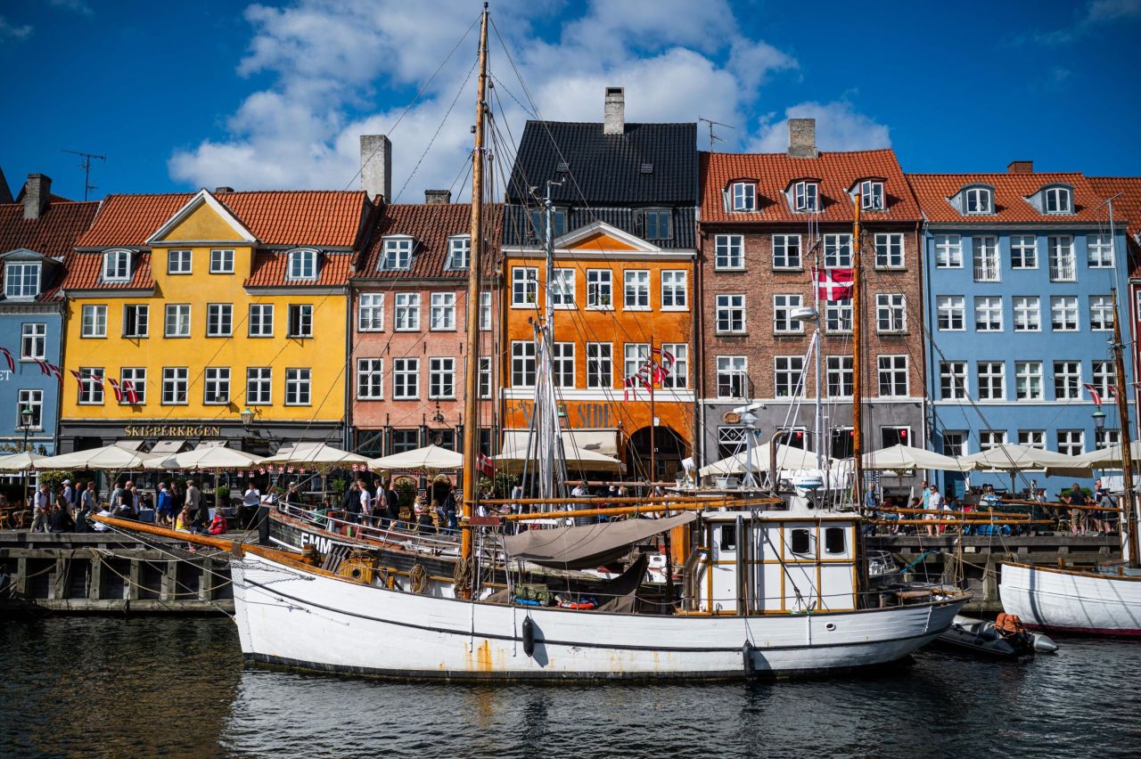 Denmark moved up to the CDC's highest-risk category for travel on Monday. In June, when this photo was taken in Copenhagen, the Covid situation was better.