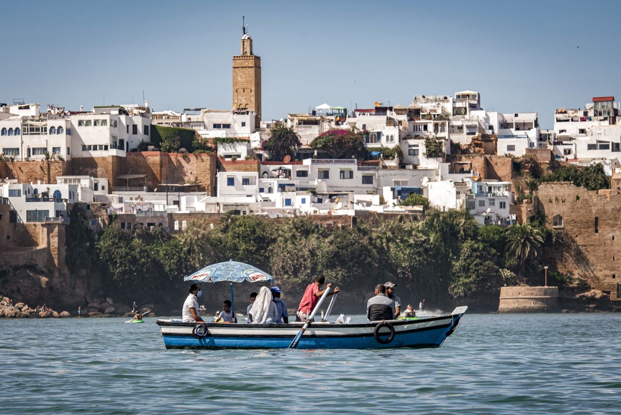 A boatman rows across the Bou Regreg river near the Oudaya Kasbah between the city of Sale and Morocco's capital Rabat. Morocco just landed in the "low" risk category for travel.