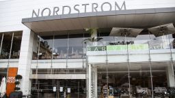 A view of the Nordstrom store at The Grove Los Angeles on March 31, 2020 in Beverly Grove, Los Angeles, California, United States. 