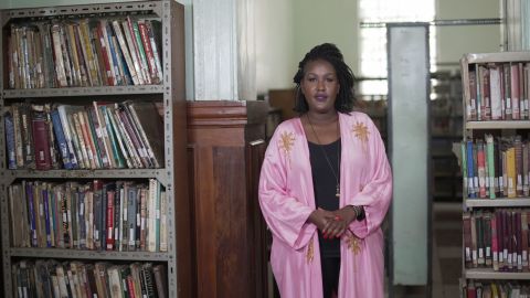 "I think that libraries are great equalizers," says Book Bunk co-founder Angela Wachuka. 