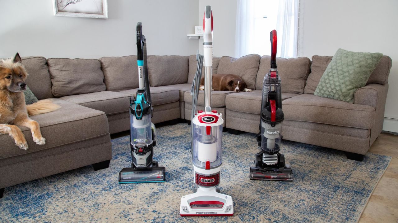 Wire images of the best upright vacuum cleaners are highlighted