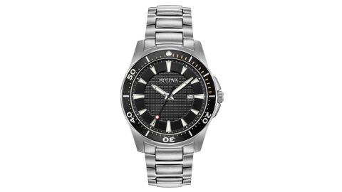 Classic Men's Bulova Watch in Stainless Steel with Silver Tone