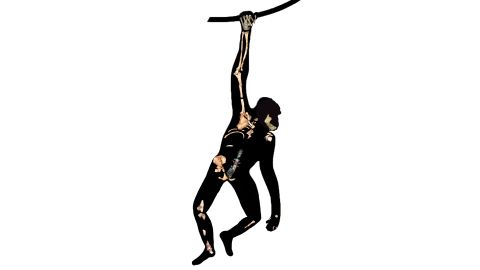 Australopithecus sediba were able to use their upper limbs to climb and swing like apes.