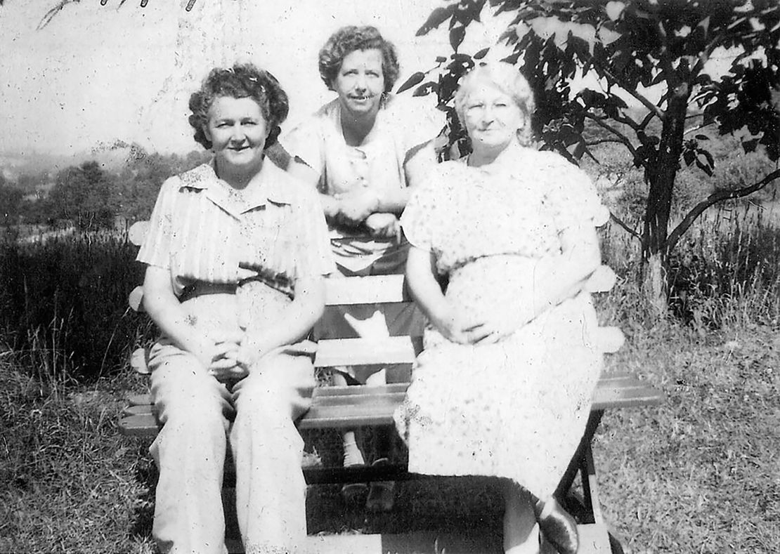 Maureen Morales' Great Grandma Hughes, seen here to the right, started making her family's potato stuffing recipe in the early 1900's after emigrating to the United States from Ireland. Also in the picture are Morales' Grandma Hanley and Grandma Casey. (Courtesy Maureen Morales)