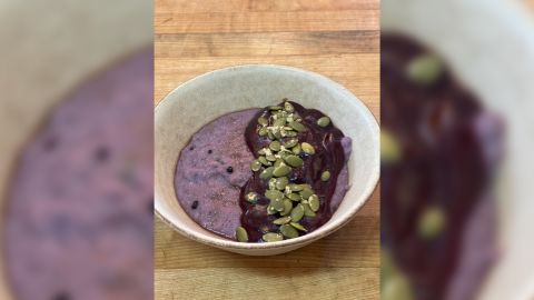 Blue corn mush with maple is among the dishes at Wahpepah's Kitchen.