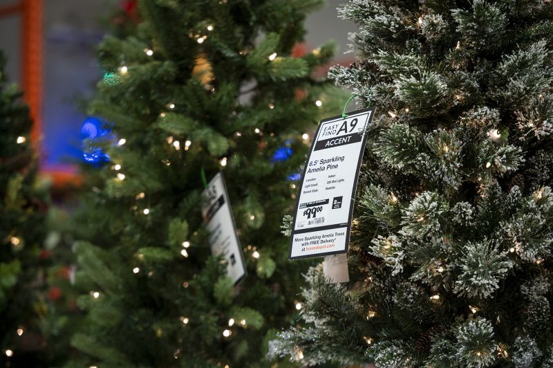 Costco christmas store trees 2020