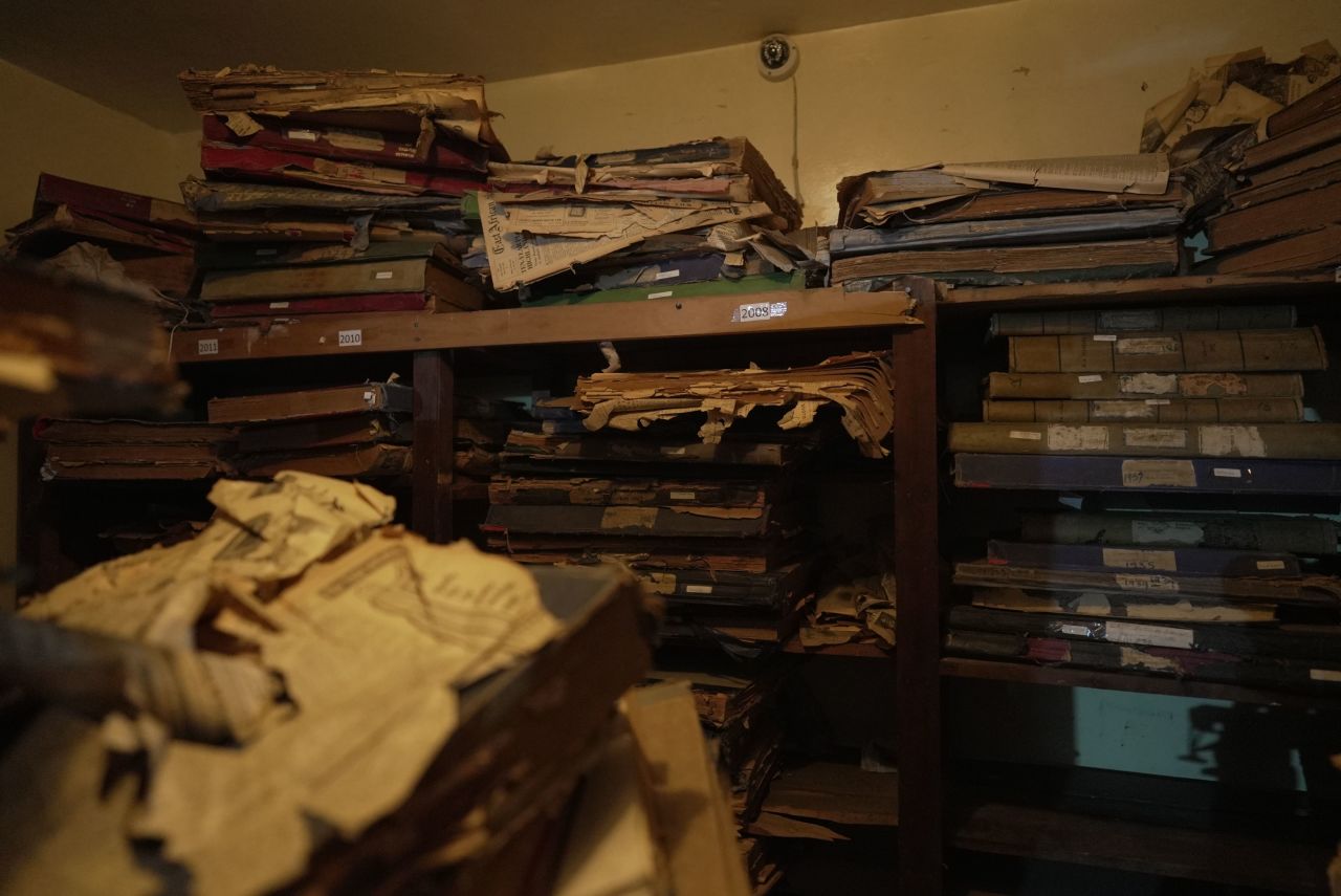 At the McMillan Library, some of the country's rare historical documents were housed in a basement prone to flooding. A team of 23 worked to digitize and preserve historical documents such as photographs, maps and letters.