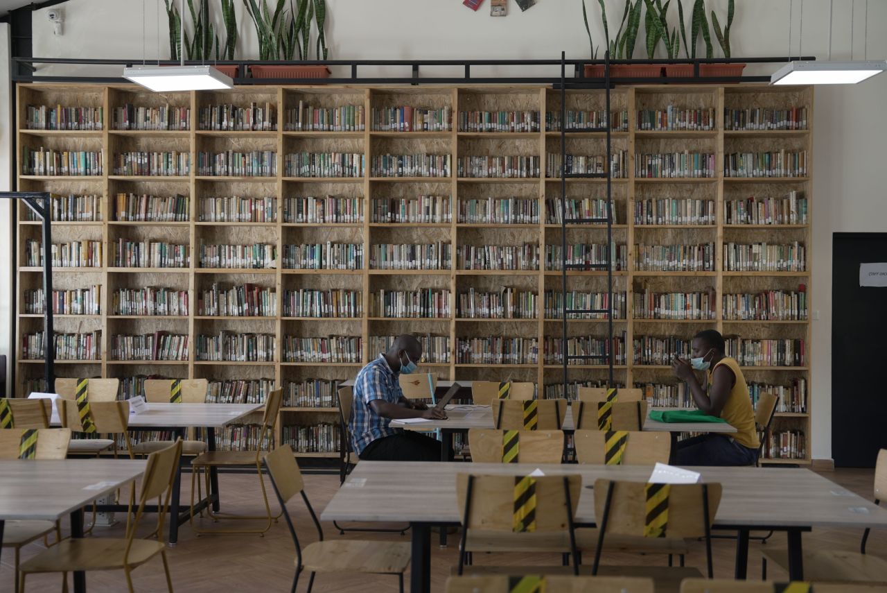 Book Bunk was founded in 2017 to restore dilapidated libraries in Nairobi, Kenya. The Eastlands Library (pictured) is one of two libraries the team has transformed already, with a third in the works. "Libraries are one of the last kind of mutual spaces we have in any society," says Book Bunk co-founder Wanjiru Koinange.