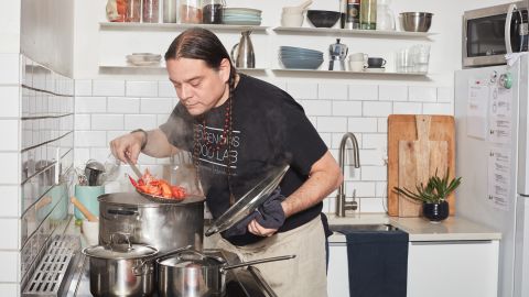 Sean Sherman is the founder of The Sioux Chef, an Indigenous food education business and catering company.