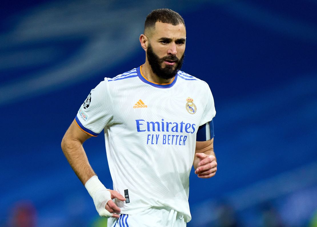 Benzema of Real Madrid is currently top goal scorer in La Liga. 