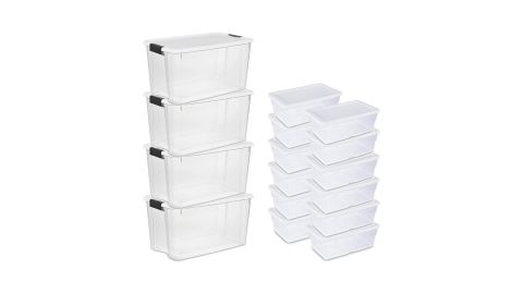 Sterilite 70 Quart Ultra Storage Container Box (12 Pack)
