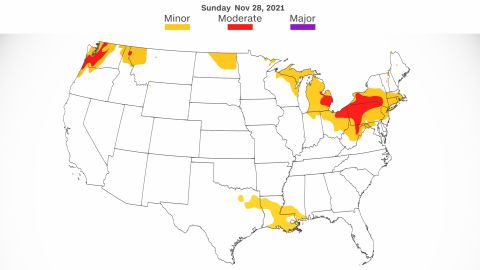 weather delays sunday