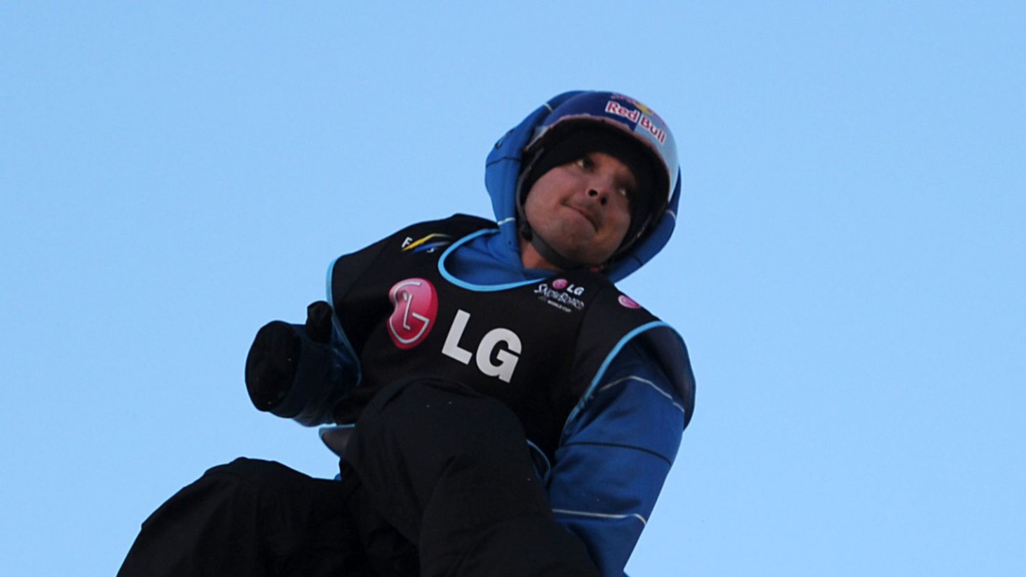Marko Grilc of Slovenia during the 2010 LG Snowboard FIS World Cup in London.