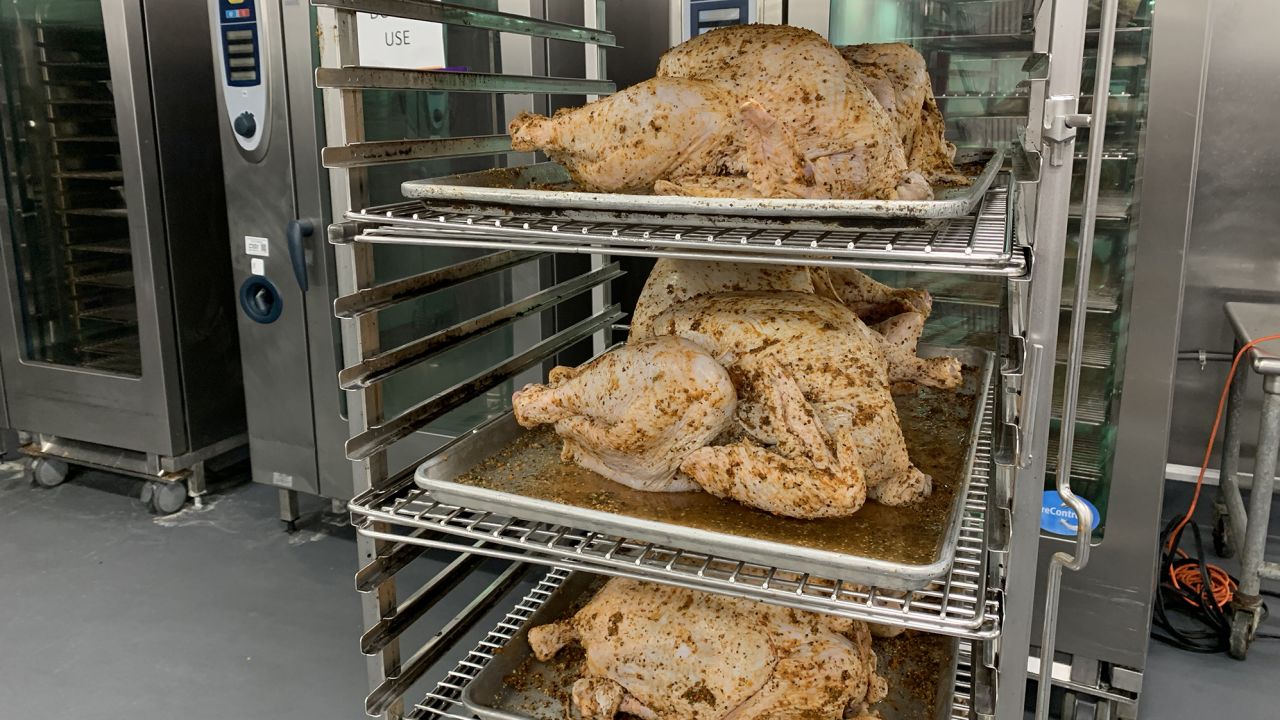 City Wide Club prepares turkey meals for tens of thousands of people on Thanksgiving through their Super Feast event in Houston, according to organizers.