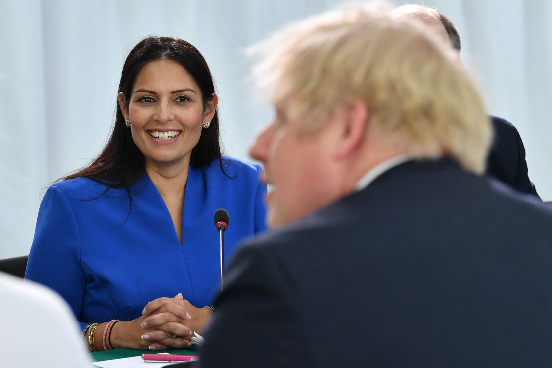 Johnson backed Patel after an investigation into bullying allegations found she had failed to meet the standards laid out by the UK's Ministerial Code.