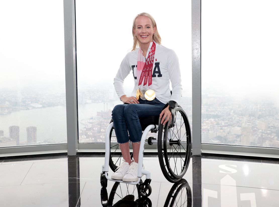 Weggemann won two golds and a silver at the delayed Tokyo 2020 Paralympics this year.