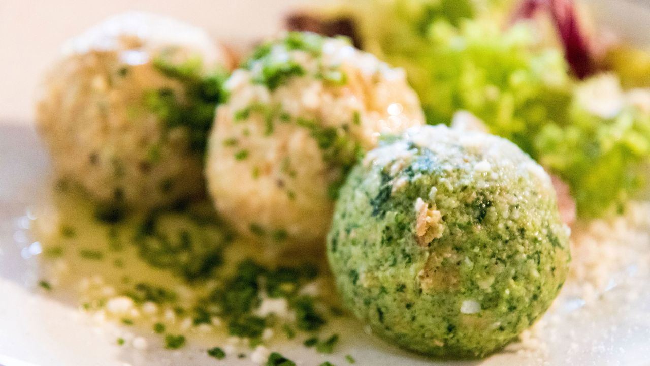 Italians flock to Alto Adige for traditional canederli.