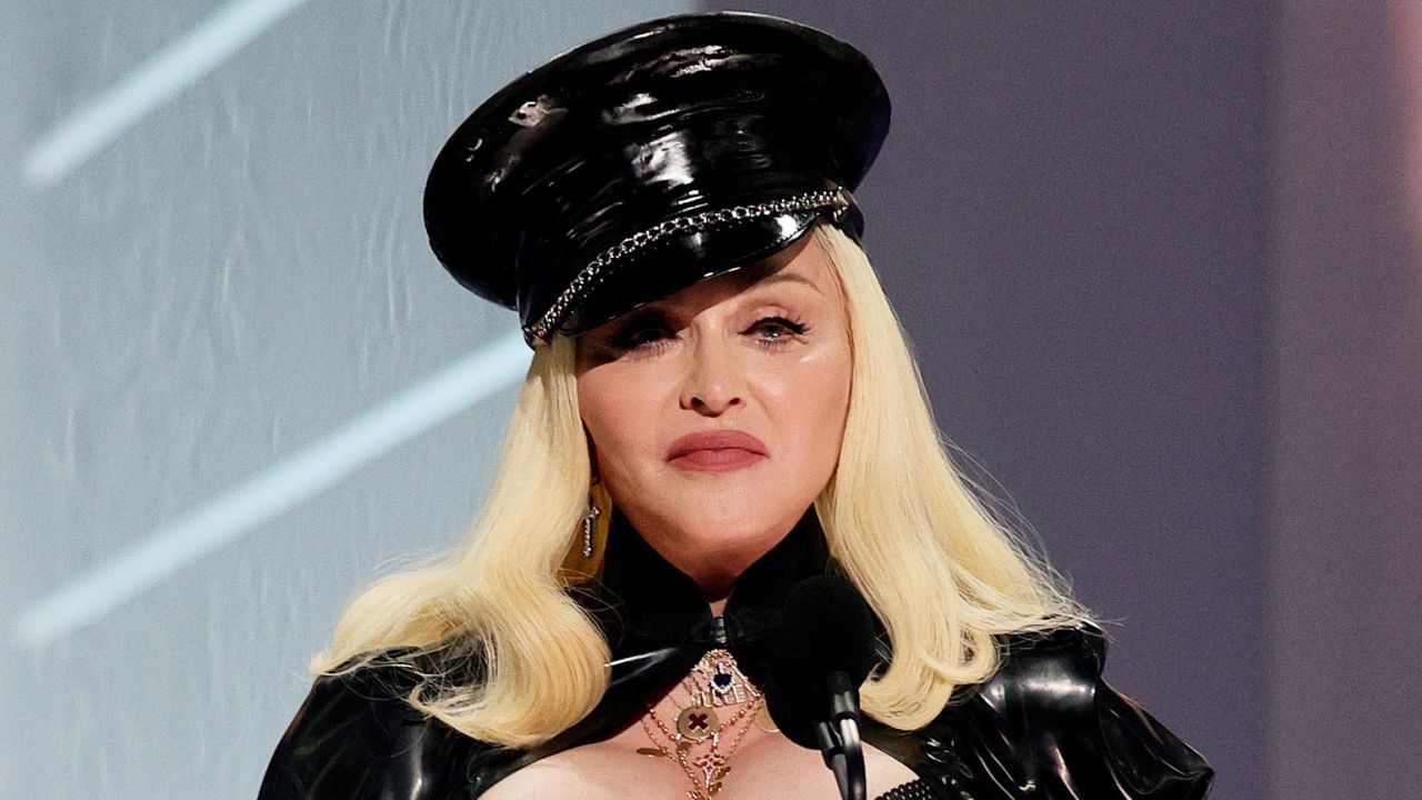 Madonna during the 2021 MTV Video Music Awards at Barclays Center in Brooklyn on September 12, 2021.