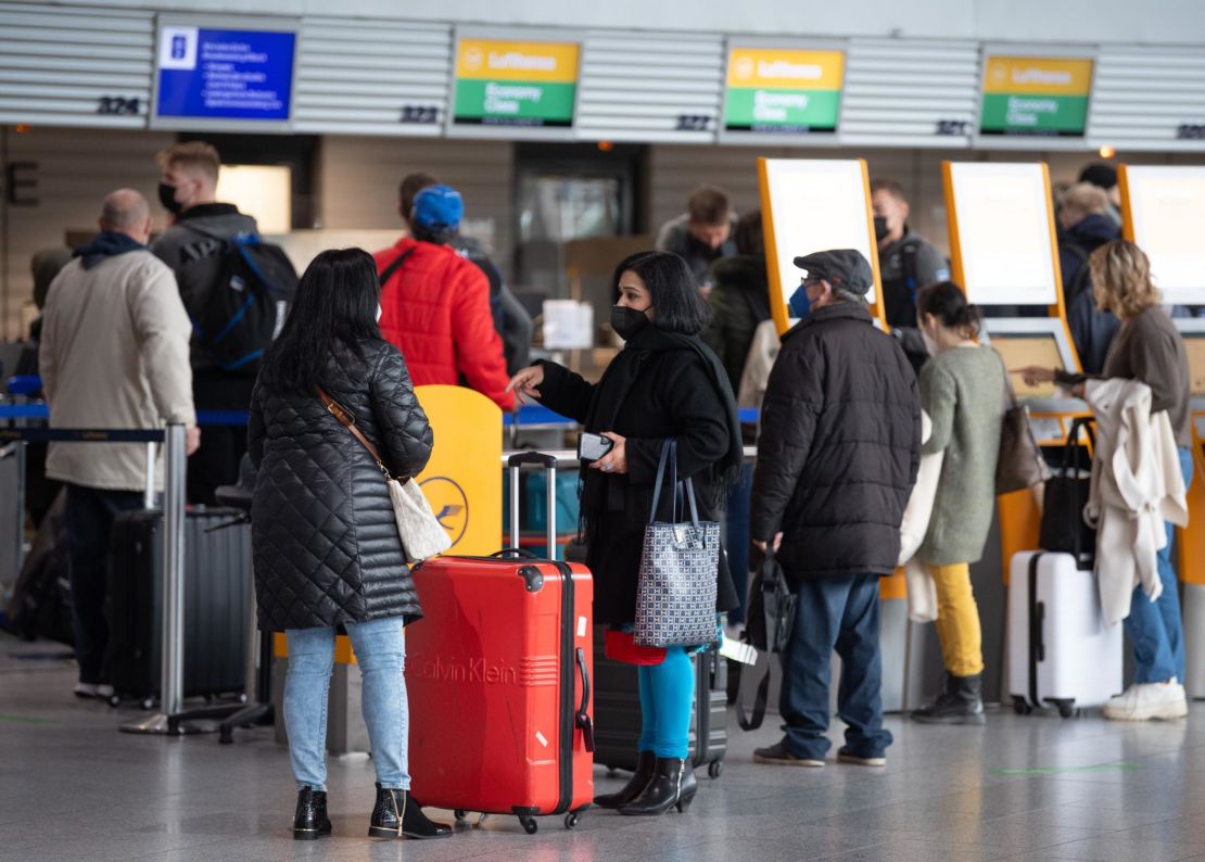 Germany has also joined the list of countries banning flights from southern Africa. 