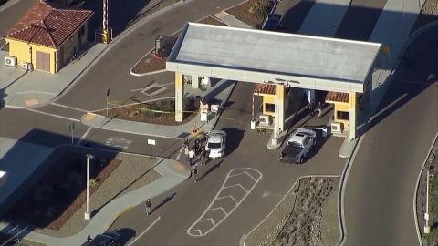 Guards shot a driver attempting to breach a gate leading into the Marine Recruit Depot in San Diego.