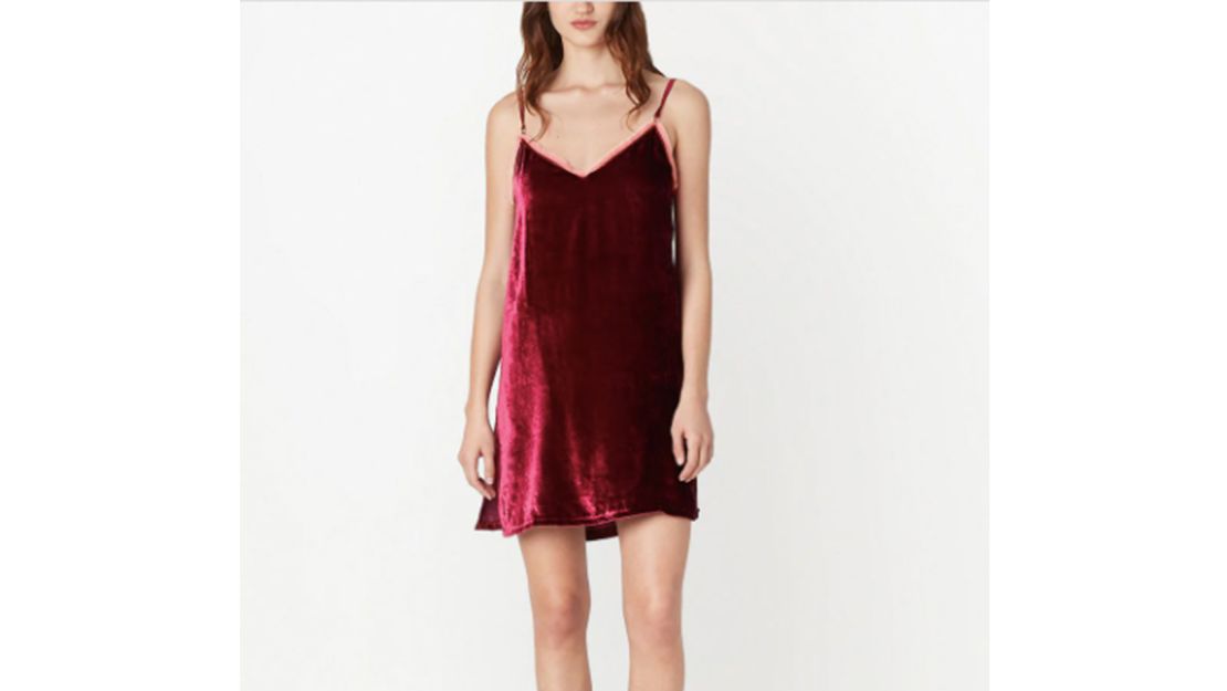 Marc Jacobs Velvet-Effect Slip Dress 