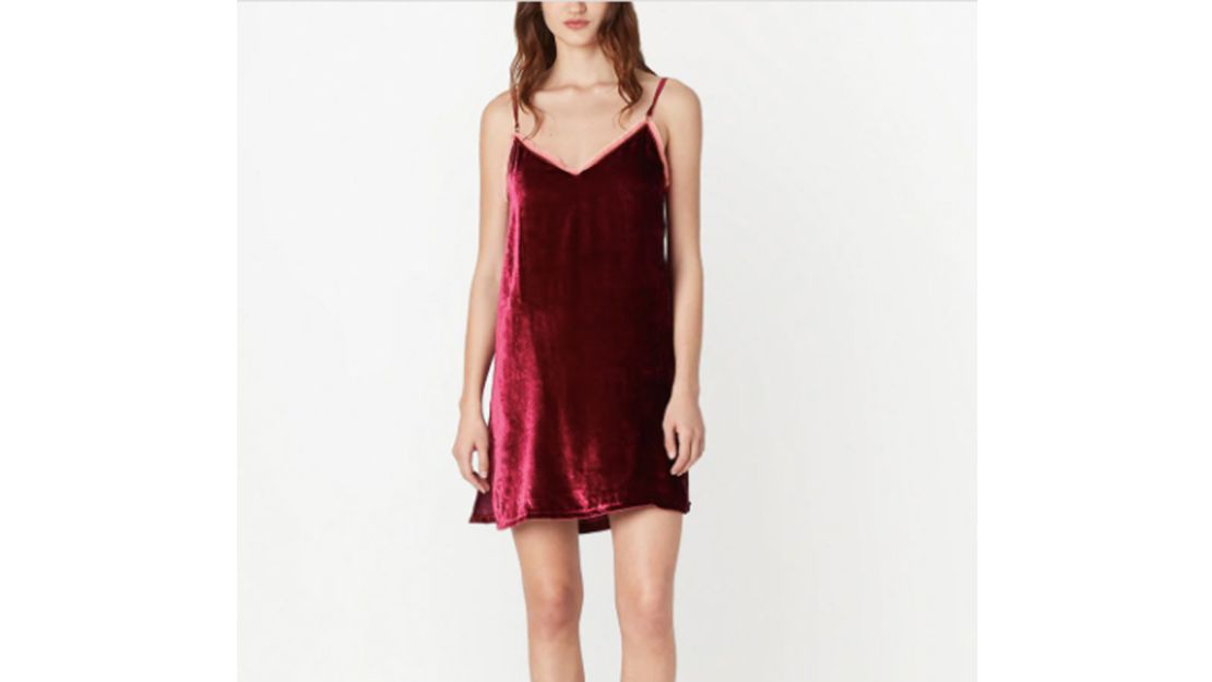 Marc Jacobs Velvet-Effect Slip Dress