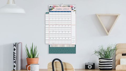 Bella Flora Orange Circle Studio Do It All 2022 Wall Calendar