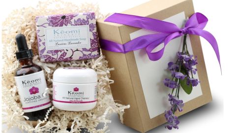 Keomi Naturals Lavender Organic Handmade Bath & Body Set