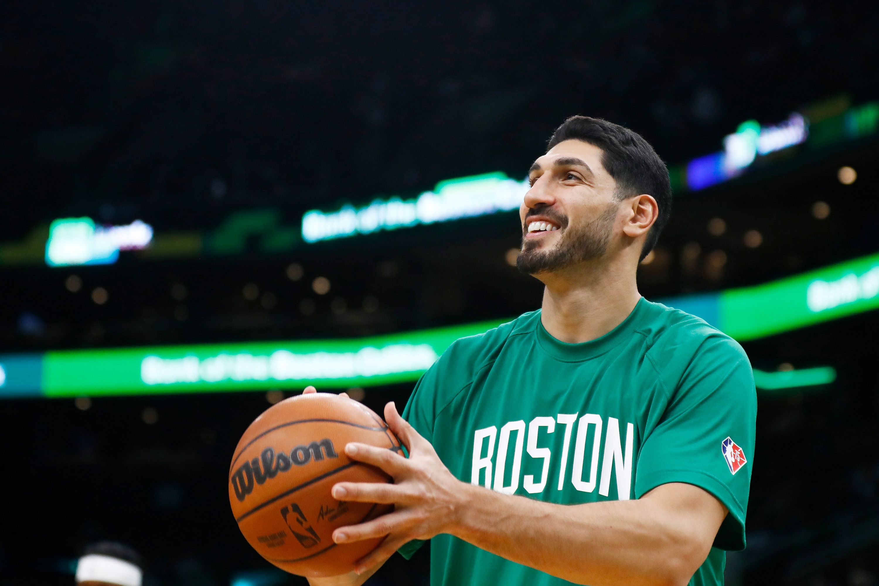 Enes FREEDOM on X: What a blessing to play for an organization like the @ celtics ☘️ This team, this organization, the whole state made me a more  complete player and a better