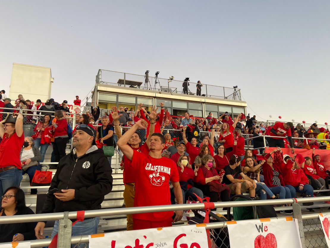 CSBR fans root for their team during Saturday's championship game.