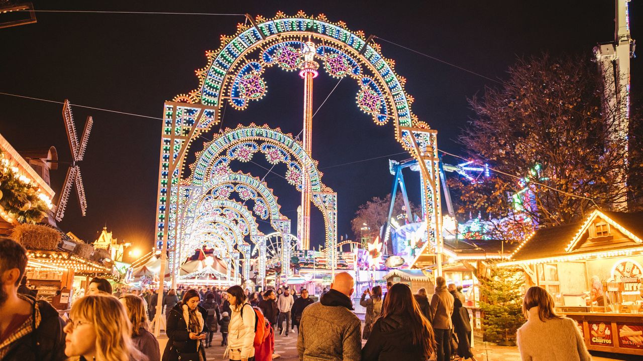Hyde Park Winter Wonderland takes place in central London's largest park each year.
