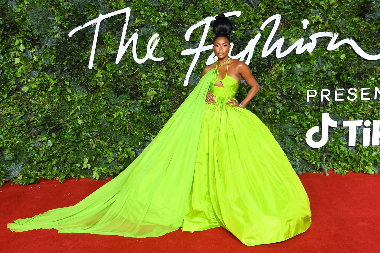 Gabrielle Union made a statement in Valentino couture.