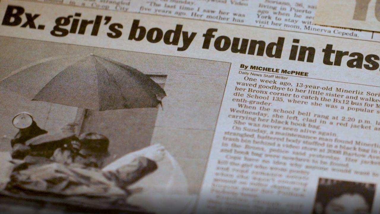 Minerliz's slaying in 1999 was the subject of newspaper stories at the time, including this one in the Daily News.