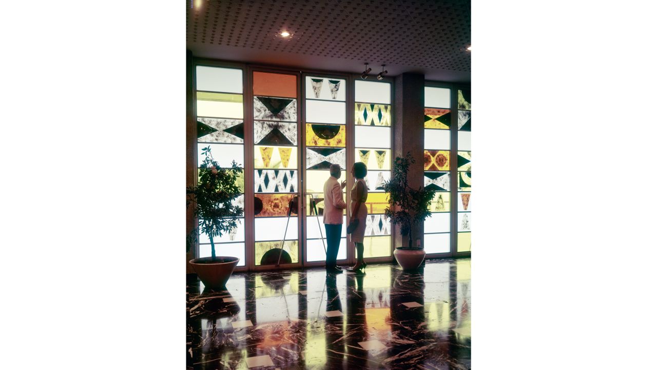 <strong>Lobby views:</strong> Here's a glimpse inside the lobby of the Ducor InterContinental Hotel in Monrovia, Liberia, which opened in 1960 but was taken over by InterContinental in 1962. It's now abandoned.